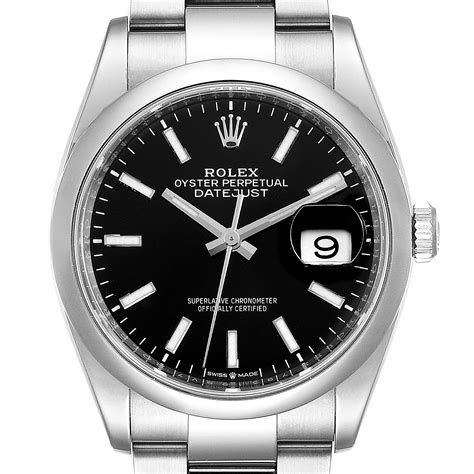 all black rolex datejust|rolex datejust black face 36mm.